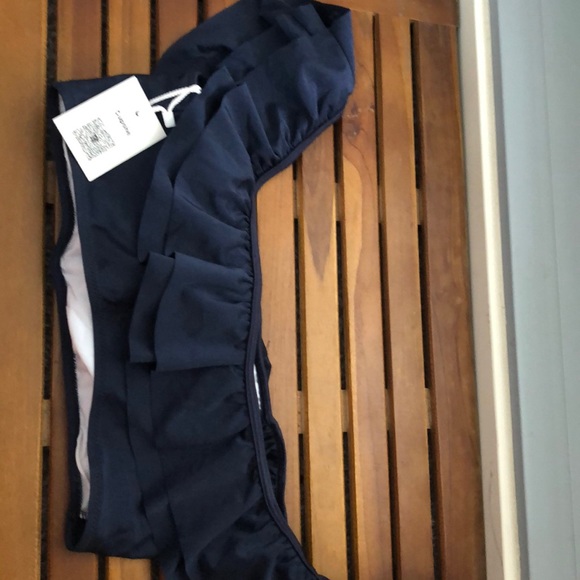 Cupshe off the shoulder navy bikini set - Picture 5 of 6